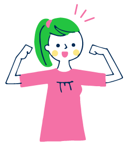 明るく元気に自信がある